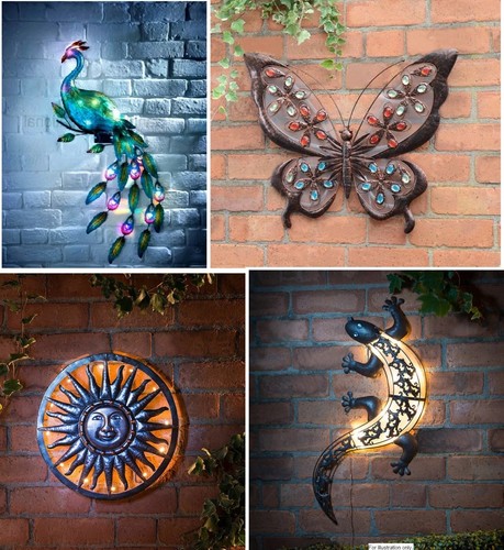 Solar powered led butterfly - powered,