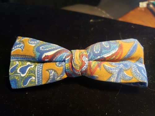 Vintage paisley bow tie - paisley,