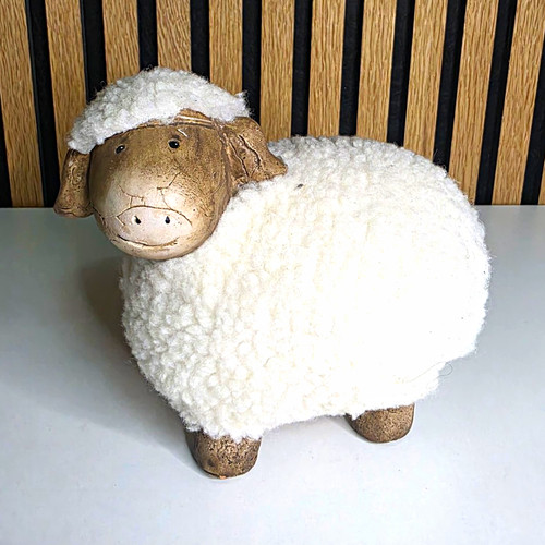 Sheep figurine ornament wool - sheep,