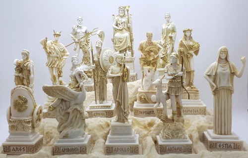 Set twelve greek olympian - set,