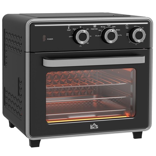 Homcom air fryer oven 20l - air,