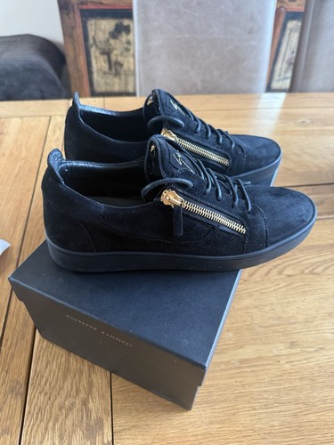 Giuseppe zanotti black suede - zanotti,