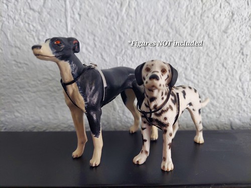 Handmade schleich dog harness - handmade,