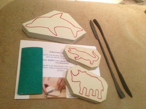 Stone carving riffler kit - riffler,