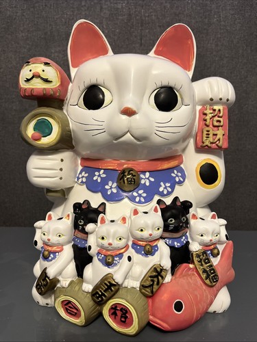 Vintage chinese maneki neko - maneki,