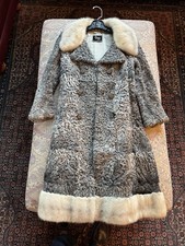 Vintage  Curly Lamb Long Wool