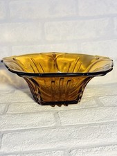 Vintage Stolzle Large Amber