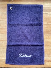 Branded golf bag towel, Navy