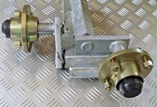 TRAILER SUSPENSION UNITS 350 KG 4"  PCD EXTENDED COMPLETE WITH HUBS & GALVANIZED