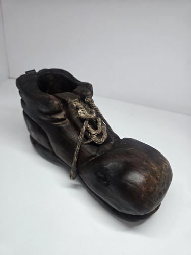Vintage carved wooden - carved,