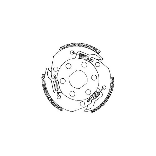 Complete clutch fan - complete,
