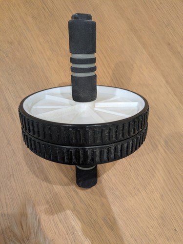 Double roller wheel plastic - double, ab