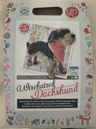 Needle felting kit wire haired - kit,