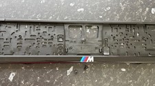 1 x Premium BMW Motorsport Number Plate Holders License Plate + Free fixings 