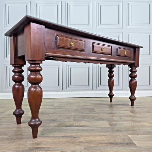 Antique style console table - console,