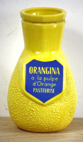Vintage 13cm ceramic orangina - vintage,