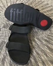 FITFLOP GOGH BROWN 2 ADJUSTABLE STRAPS  MEN SZ 12 MINT MADE IN VIETNAM