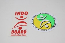 2 Indo Board Balance Trainer Skateboard Indoor Vintage Surfing STICKERS
