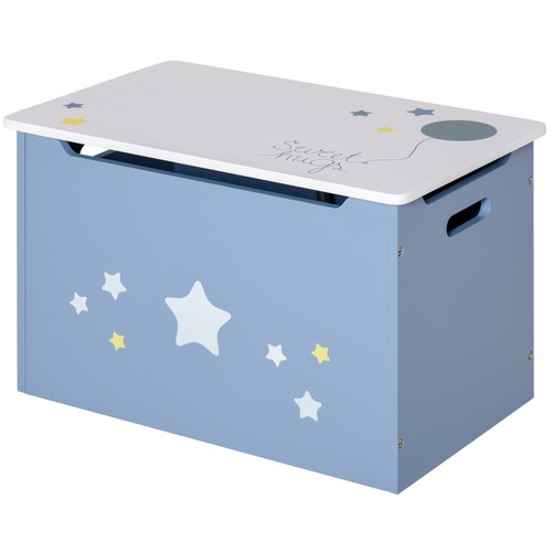 Homcom kids wooden toy box - homcom,