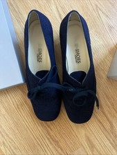 Vintage style 60s/70s Modshoes Faye Navy Shoes 4