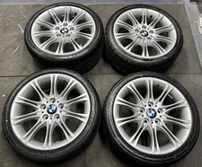 Genuine BMW MV2 135M 18" E36 E46 3 Series Z4 Alloy Wheels Silver BRAND NEW TYRES