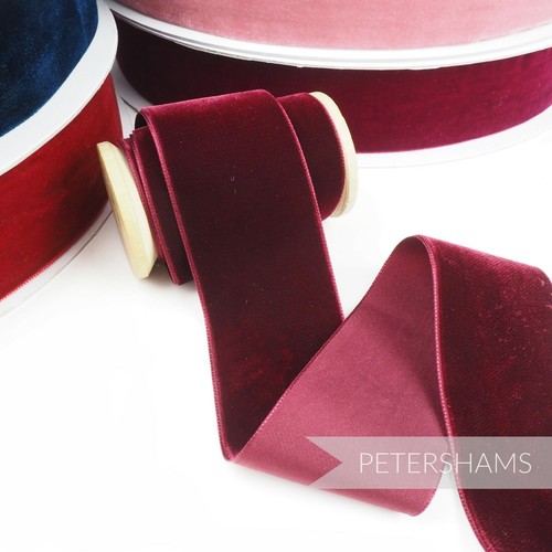 50mm french velvet ribbon for - french,