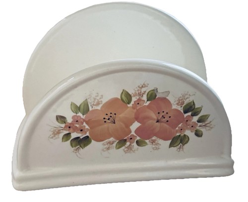 Vintage mail holder - mail, floral