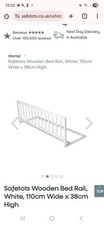 Safetots Bed Rail Wood, Wooden
