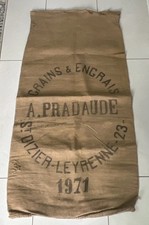 Vintage French Hessian Grain