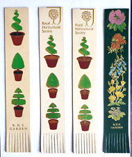 Leather Bookmark RHS Garden Royal Horticultural Society Topiary Trees Balls Gift