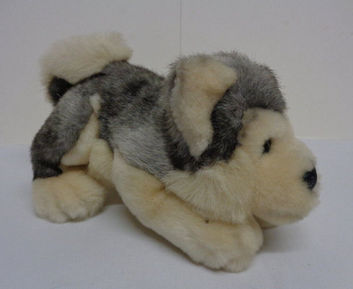 Keel toys laying husky dog - laying,