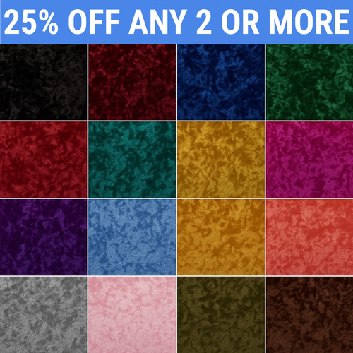 Crushed velvet fabric strech - crushed,