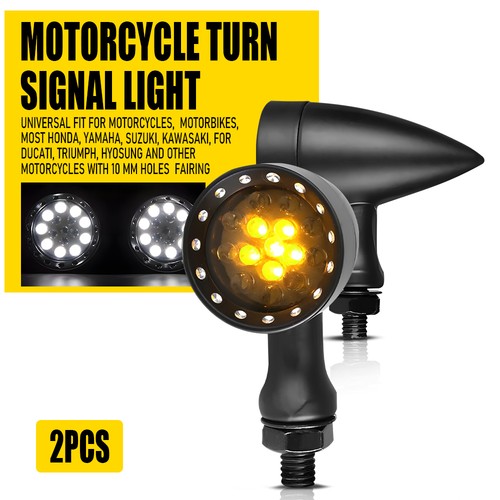 Mini motorcycle bullet led - 2x,