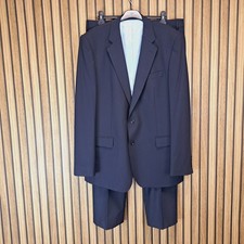 Magee Suit Navy Blue Mens 44 Wool Blend W38 L32