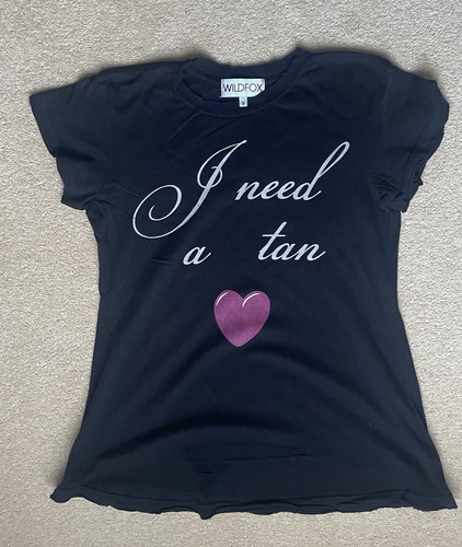 Ladies wild fox tshirt - size, s