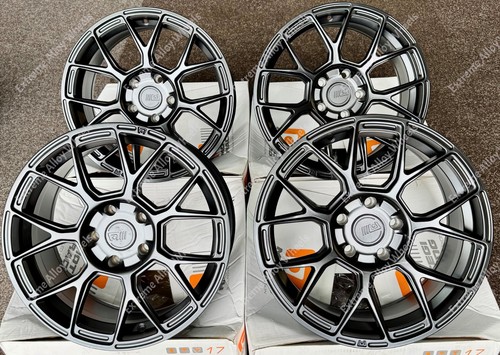 Black mr147 alloy wheels - 18",