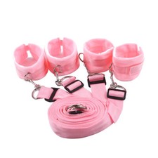 Plush Soft Bed Restraints Set