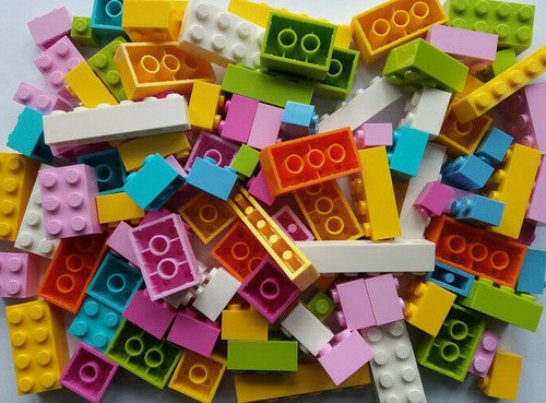 100 lego bricks - 100, new