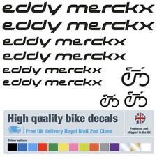 Eddy Merckx bike decals labels
