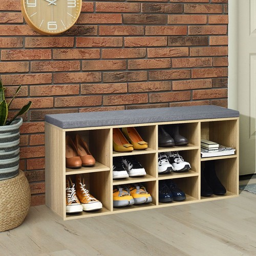 Sonoma oak shoe bench - oak,