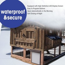 Automatic Chicken Coop Door Programmable Chicken Coops Door Opener With Timer L