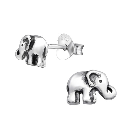 925 sterling silver elephant - silver,