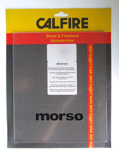 Replacement stove glass for - stove,