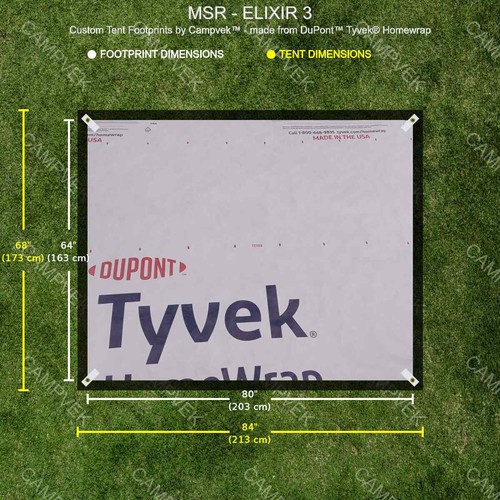 Tyvek footprint for - for, the