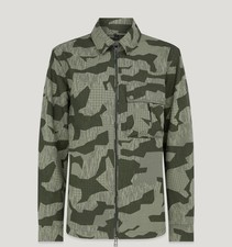 Belstaff Drome Camo Overshirt, Size XL, BNWT, 60cm Ptp,