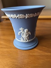Wedgewood blue jasperwear vase