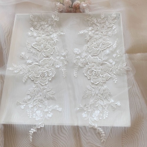 Beaded flower lace - flower, applique