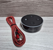 Amazon Alexa  Echo Dot 2nd Generation Smart Assistant / Black / Tested Working