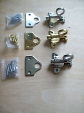 SPRING LOADED FANLIGHT CATCH FAN LIGHT LOFT WINDOW LATCH SOLID BRASS