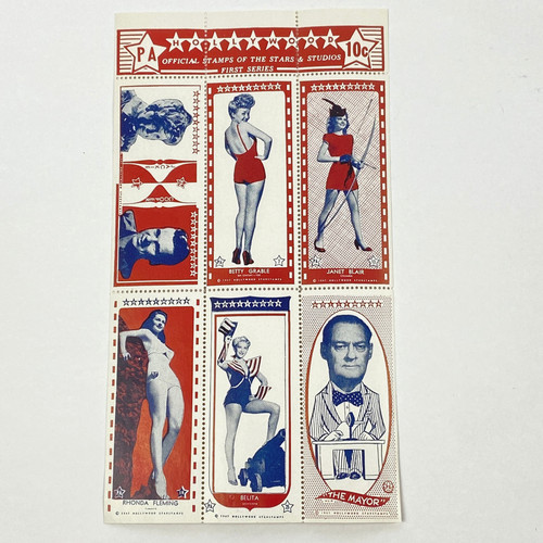 1947 hollywood starstamps - 1947,